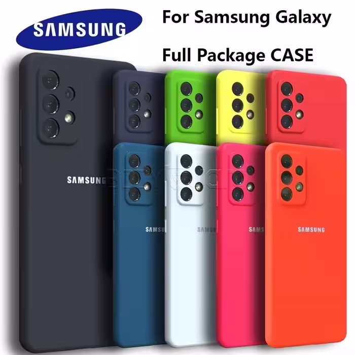 قاب سیلیکونی اورجینال پاک کنی محافظ لنز دار مناسب برای گوشی موبایل Samsung galaxy A23