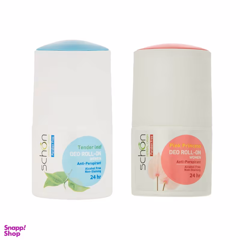 رول ضد تعریق زنانه شون مدل Tender Leaft حجم 50 میلی لیتر به همراه رول ضد تعریق زنانه مدل Pink Princess