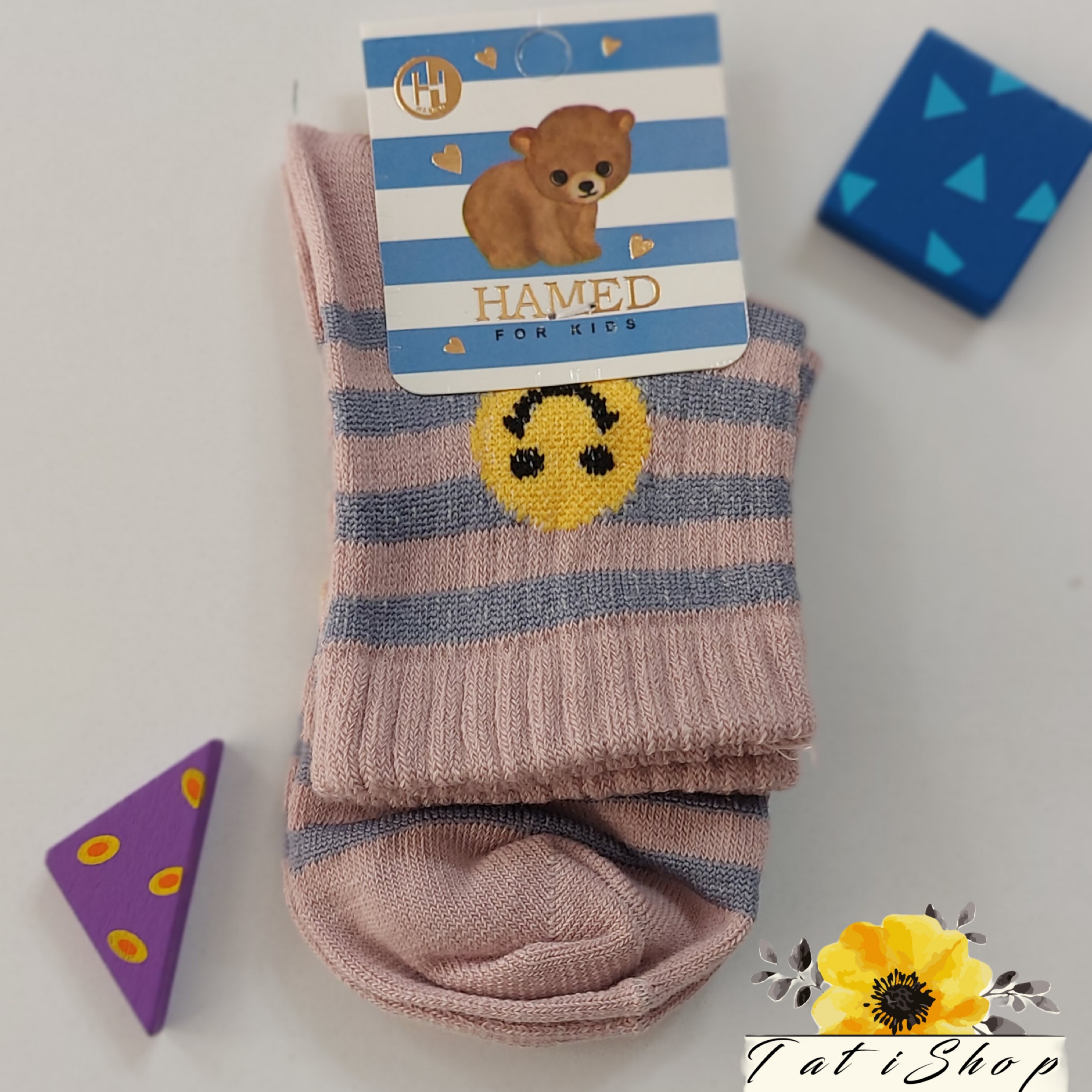 جوراب پسرانه جوراب دخترانه جوراب بچگانه طرح ایموجی رینگی جوراب اسپرت