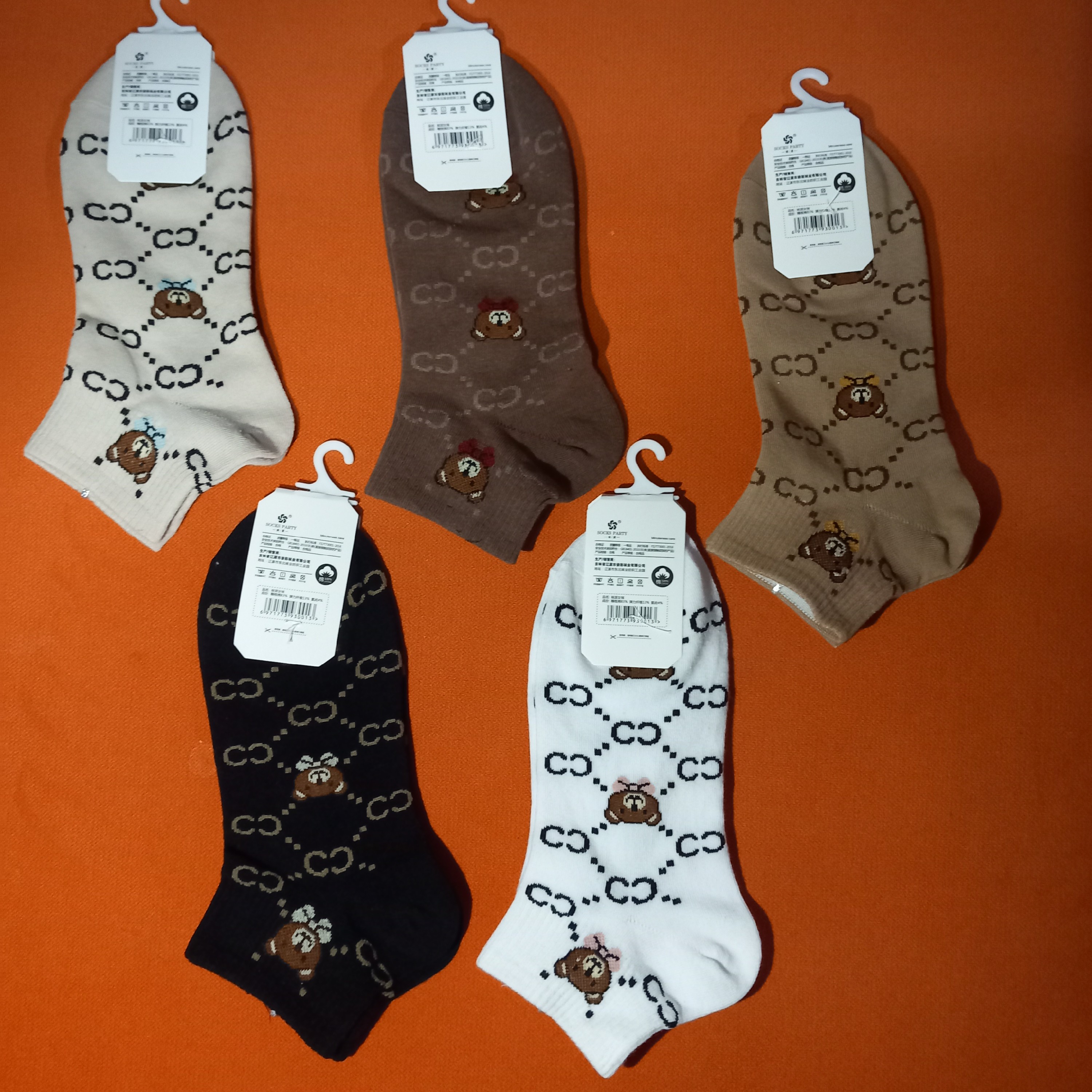 جوراب فانتزی زنانه طرح دار