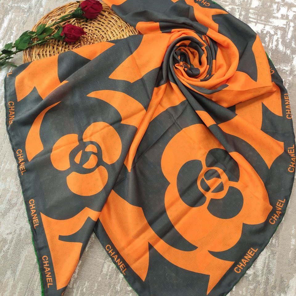 روسری مجلسی نخ گارزا