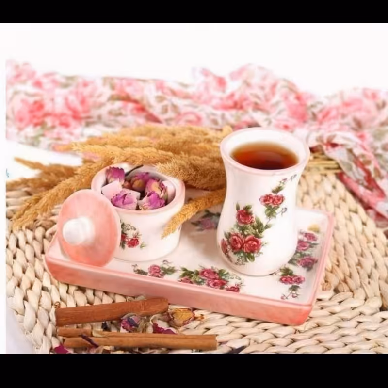 ست چایخوری قند پهلو با کیفیت بالای سرامیک و قیمت عالی 