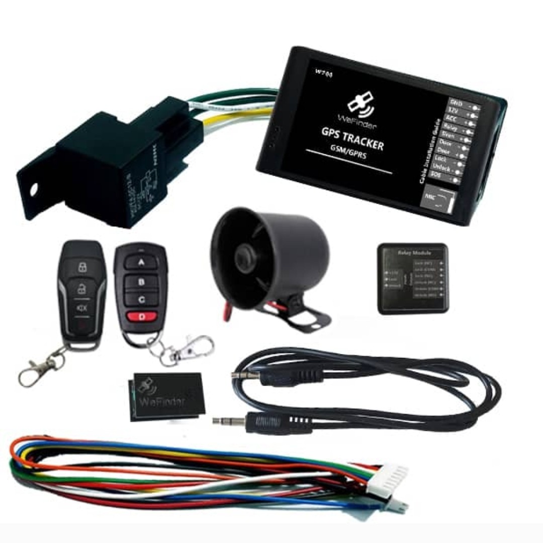 دزدگیر-ردیاب خودرو وی فایندر ماهواره ای مدل W700 مناسب انواع خودرو 