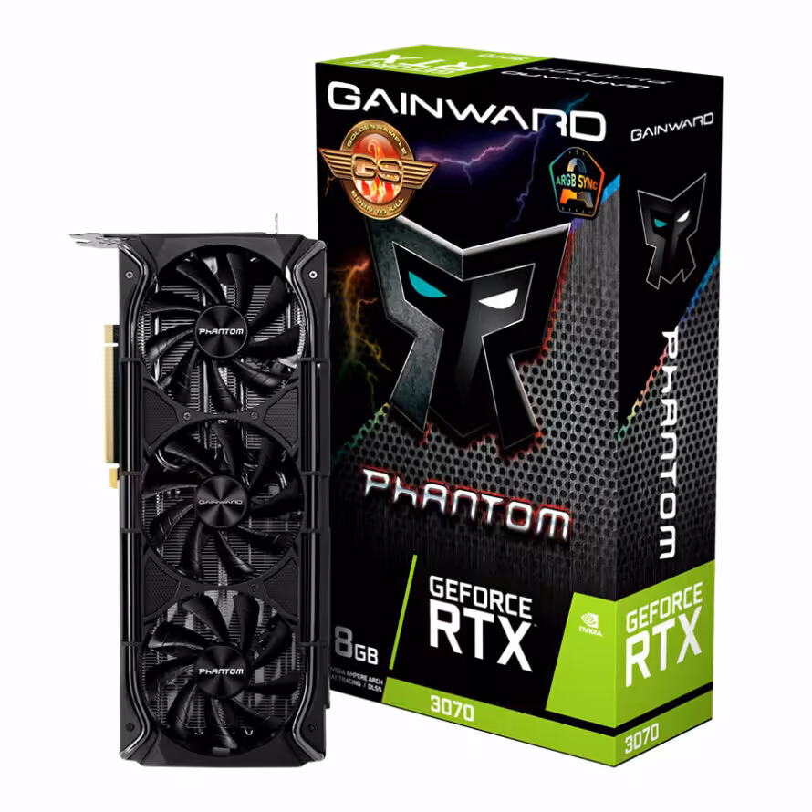 کارت گرافیک گینوارد GeForce RTX 3070 Phantom  GS 8GB LHR