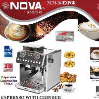 اسپرسو ساز نیمه صنعتی نوا مدل NCM  - 164 پمپ ایتالیایی