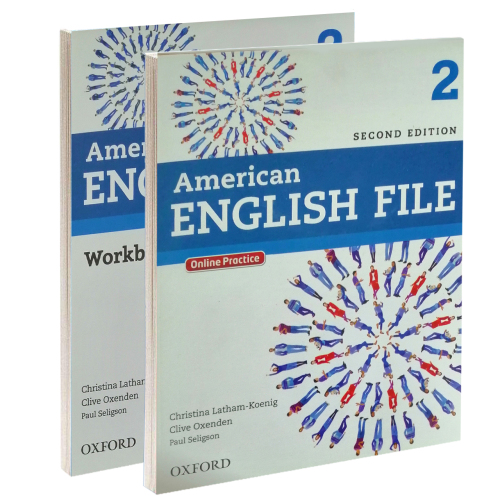 2 American ENGLISH FILE نشر OXFORD (2جلدی) (12514)