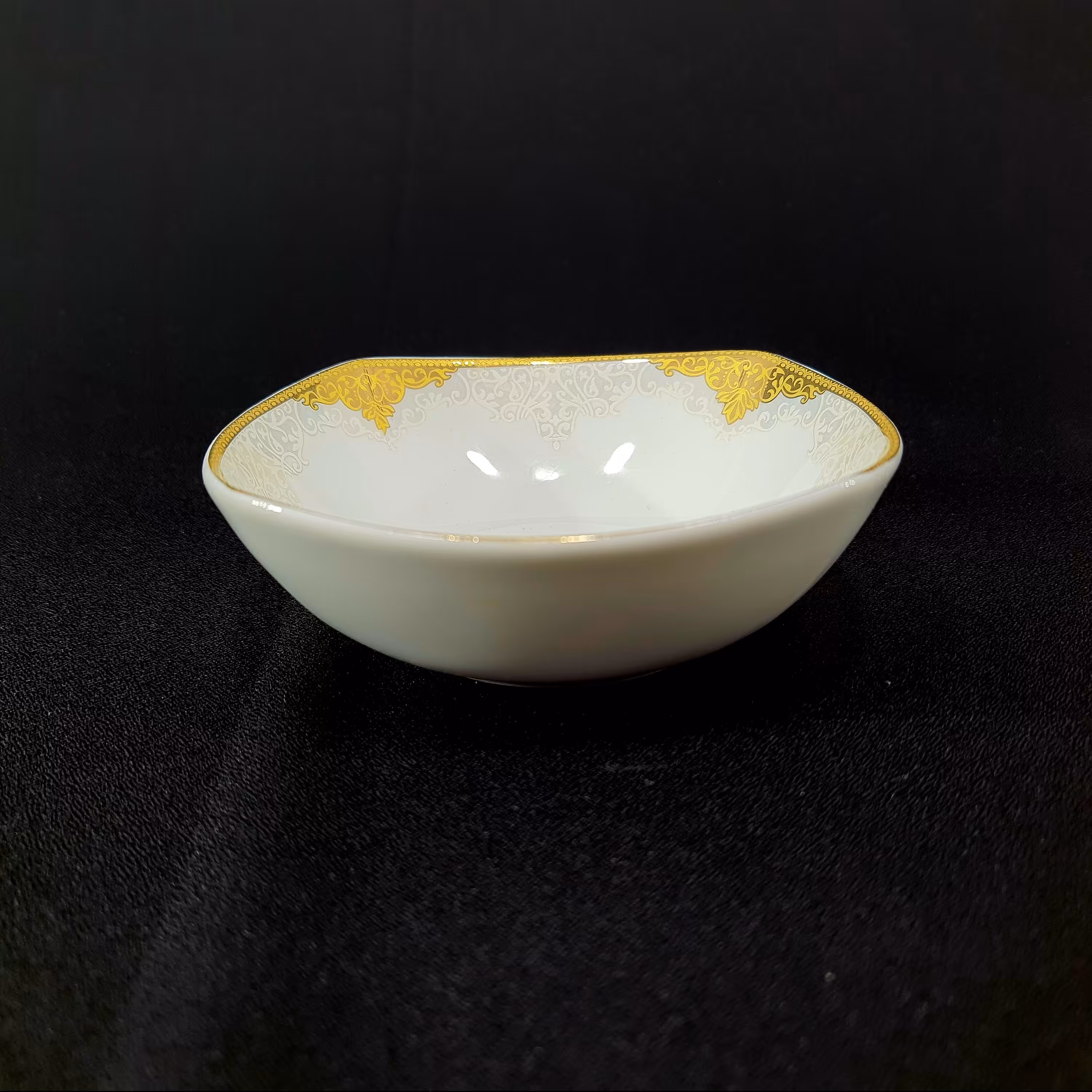 کاسه ماست خوری چینی لورین طرح کوکب بسته 6 عددی