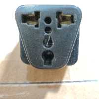 تبدیل سه شاخ به دو شاخ نارکن 16A مناسب شارژر موبایل و لپ تاب رنگ مشکی 