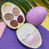 سایه ،هایلایتر و رژگونه تخم مرغی