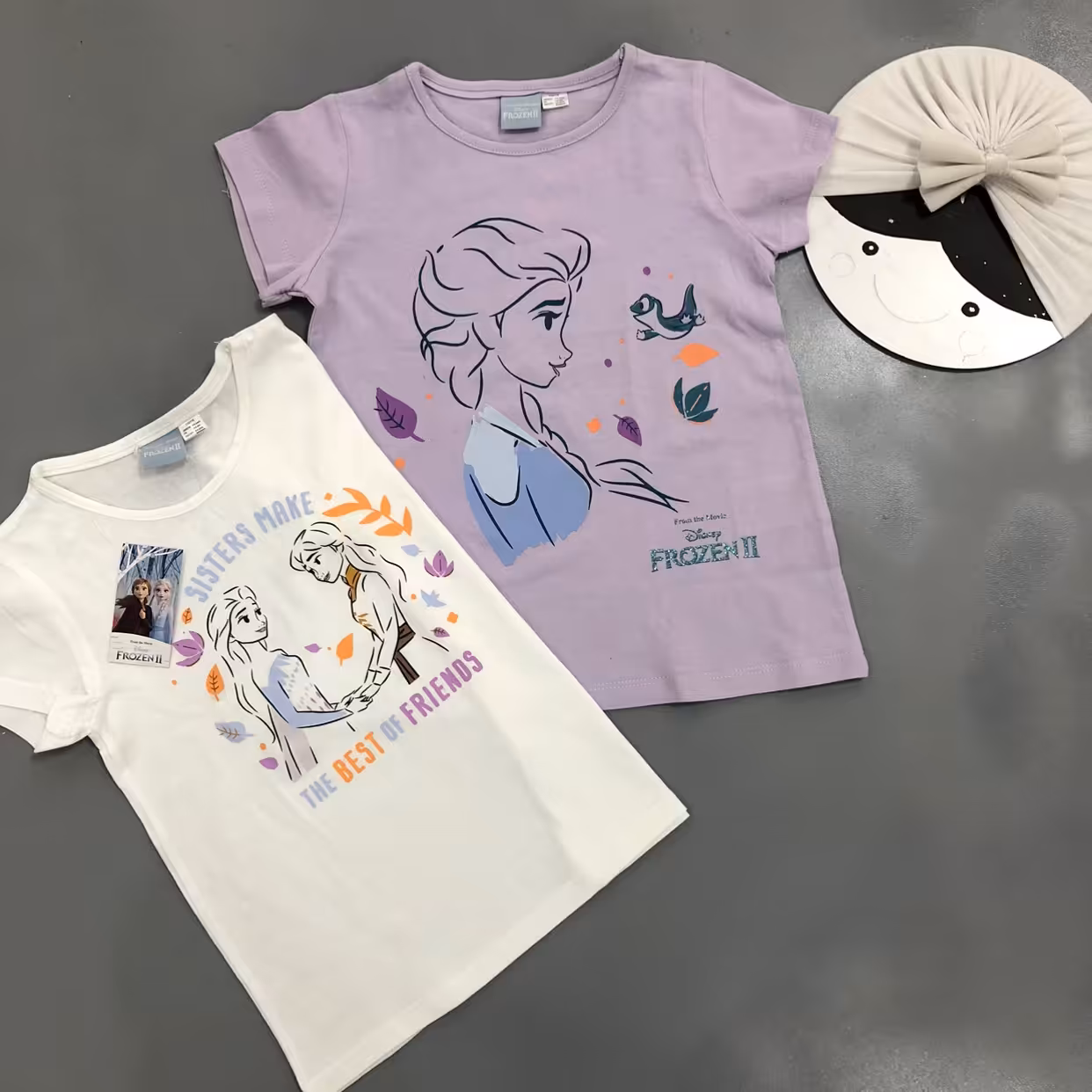 پک دوتایی تیشرت نخ پنبه دخترانه برند لوپیلو  آلمان پک اقتصادی