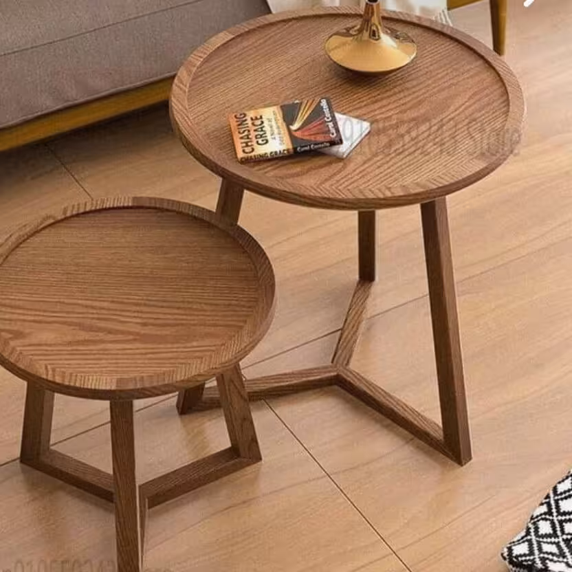 میز جلو مبلی چوبی دوتایی  ارسال رایگان 