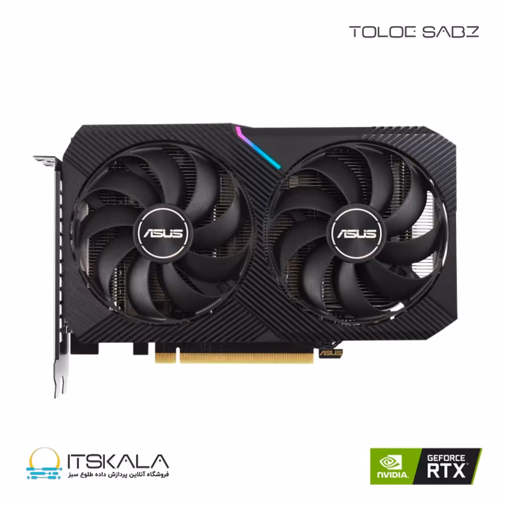 قیمت و خرید کارت گرافیک ایسوس مدل DUAL RTX 3060 OC 8G | ITSKALA