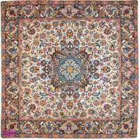 رومیزی ترمه ابریشمی عدل کشمیر مدل ساران اطلس