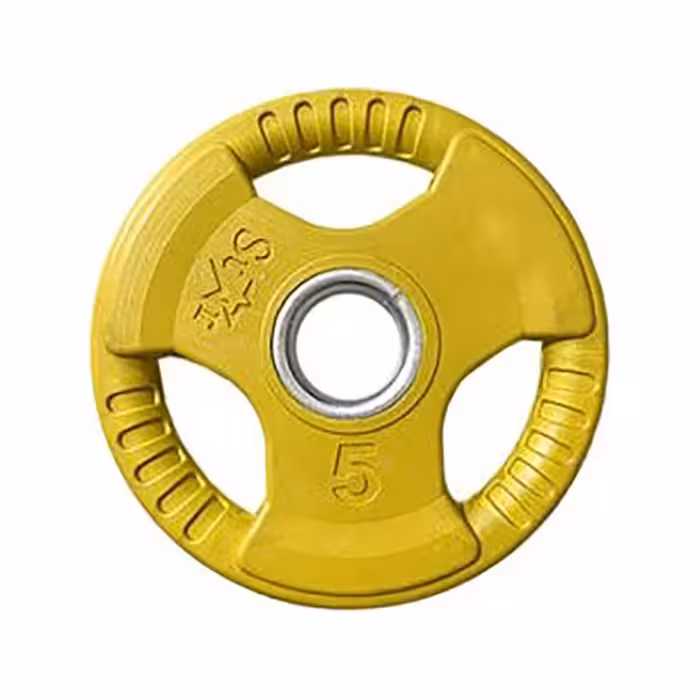 وزنه صفحه هالتر فرمانی رنگی 5 کیلوگرمی