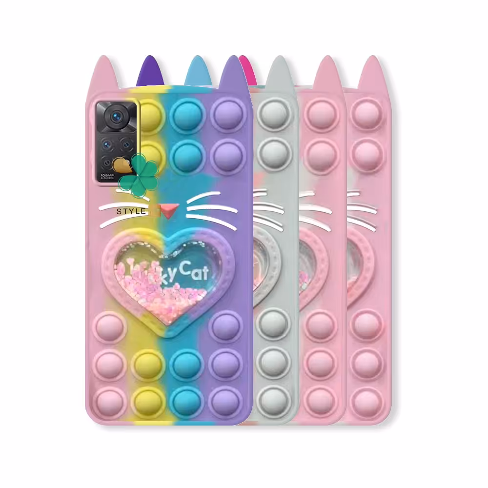 قاب گوشی فیجت Lucky Cat مناسب Xiaomi Redmi Note 11 4G