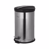 سطل زباله پدالی سرکوله درب پلیمر گنجایش 20 لیتر