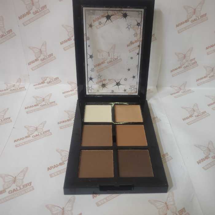  سایه ابرو 6 رنگ مات برند مینی استار شماره4 قابل استفاده بعنوان کانتور پودری