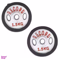وزنه دمبل رکورد کد 1621 وزن 1.5 کیلوگرم بسته 2 عددی
