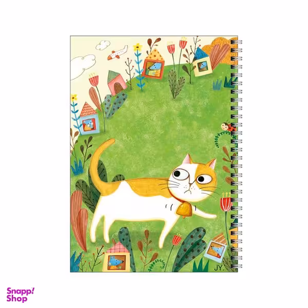 دفتر مشق 50 برگ بامبیلیپ طرح گربه و خونه موش ها کد 3535831