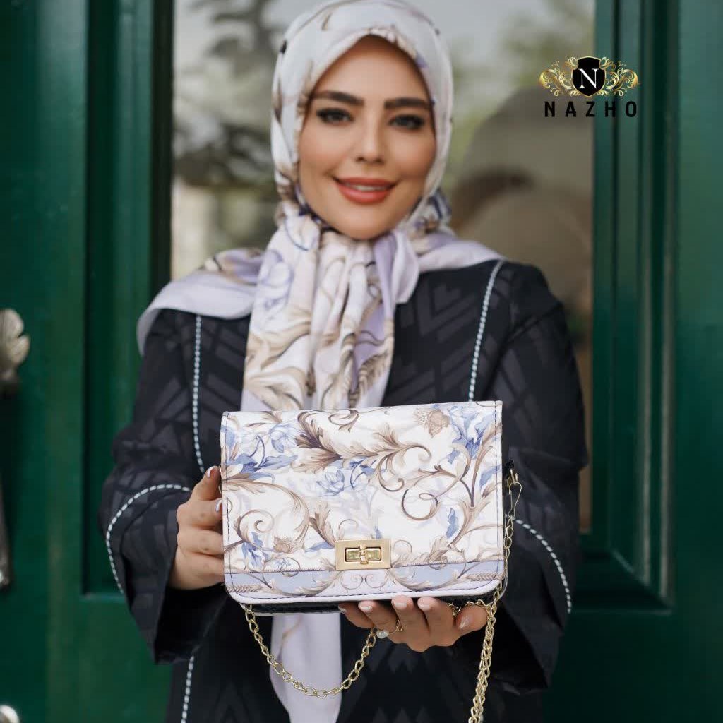 ست کیف و روسری مجلسی پاسپورتی شیک