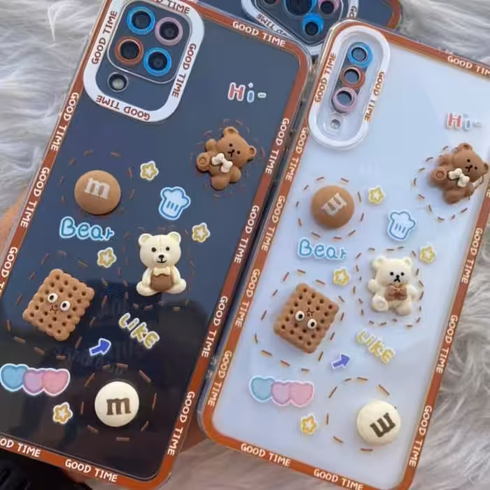 قاب خرس بیسکویتی برجسته