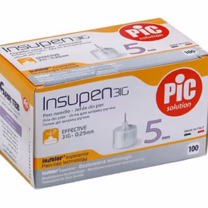 سر سورن تزریق انسولین برند پیک ایتالیا 5 میل گیج 31