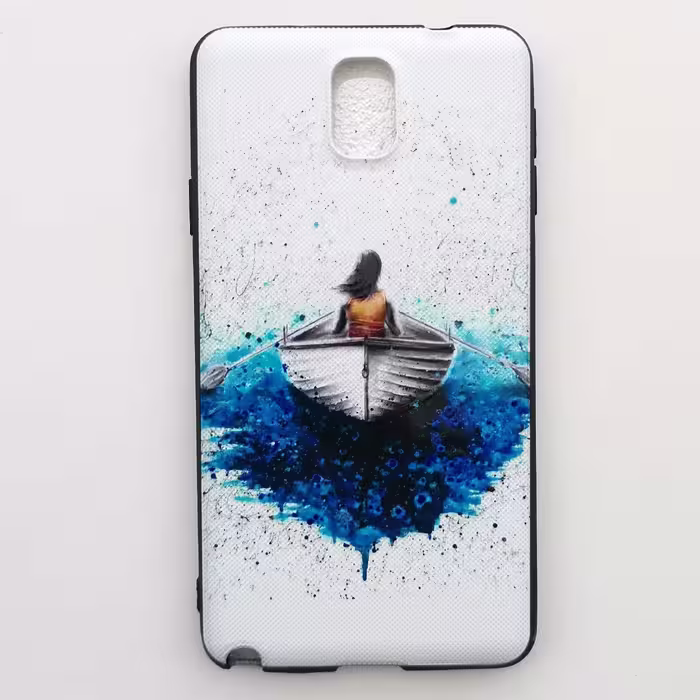 قاب طرحدار  قایق مناسب گوشی سامسونگ Note 3