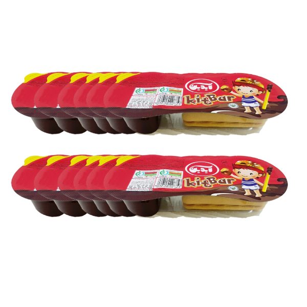 بیسکویت کاکائو با مغزی فندق آیدین - 30 گرم بسته 12 عددی | فروشگاه اینترنتی تاتا کالا