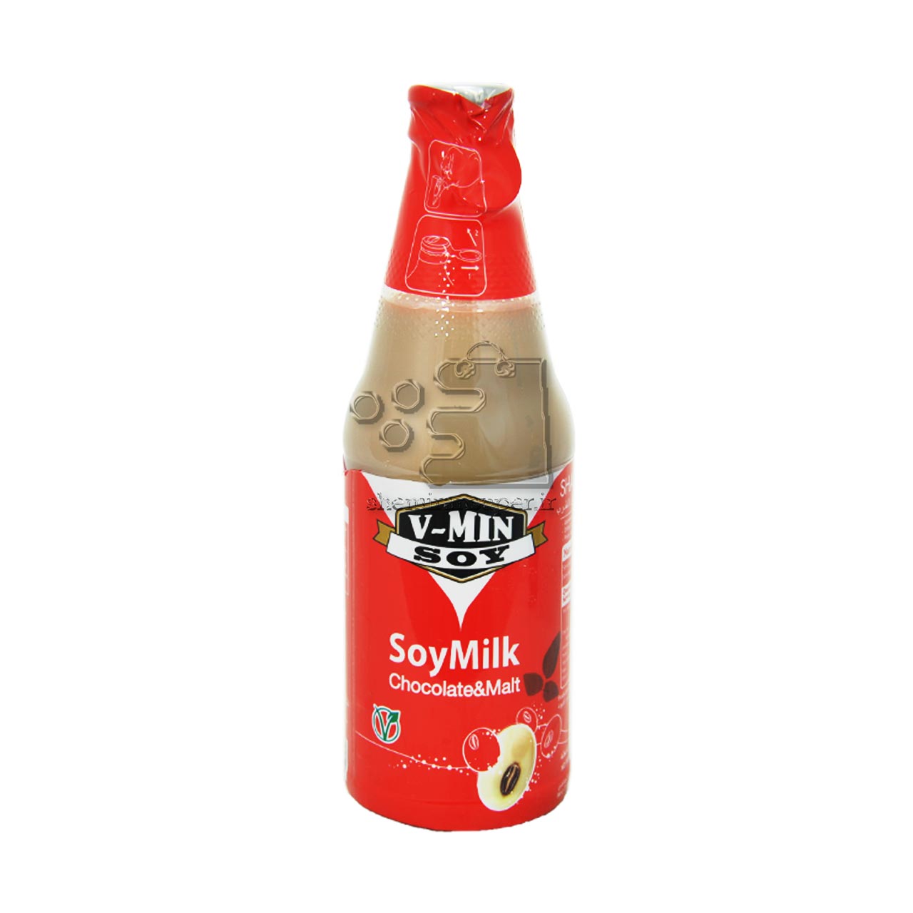 شیر سویا شکلاتی با مالت 300 میل ویمین سوی - VMin Soy