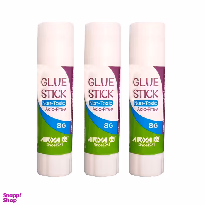 چسب ماتیکی آریا کد 8004 بسته 3 عددی