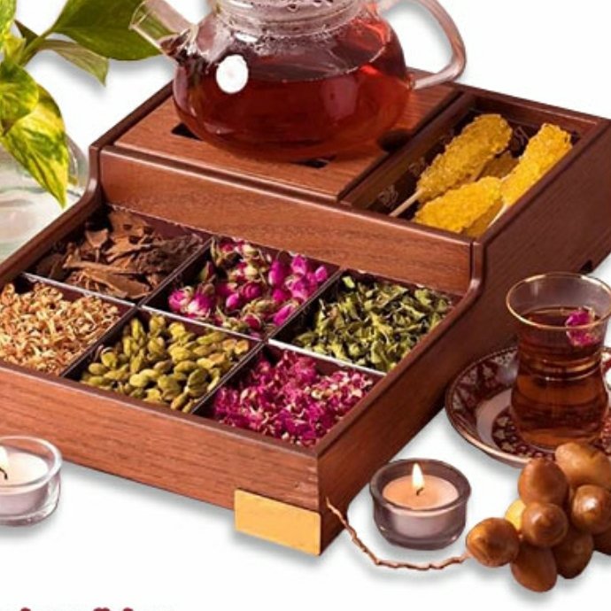 جعبه تی بگ و دمنوش وارمر دار برای دور همی خانه هایتان