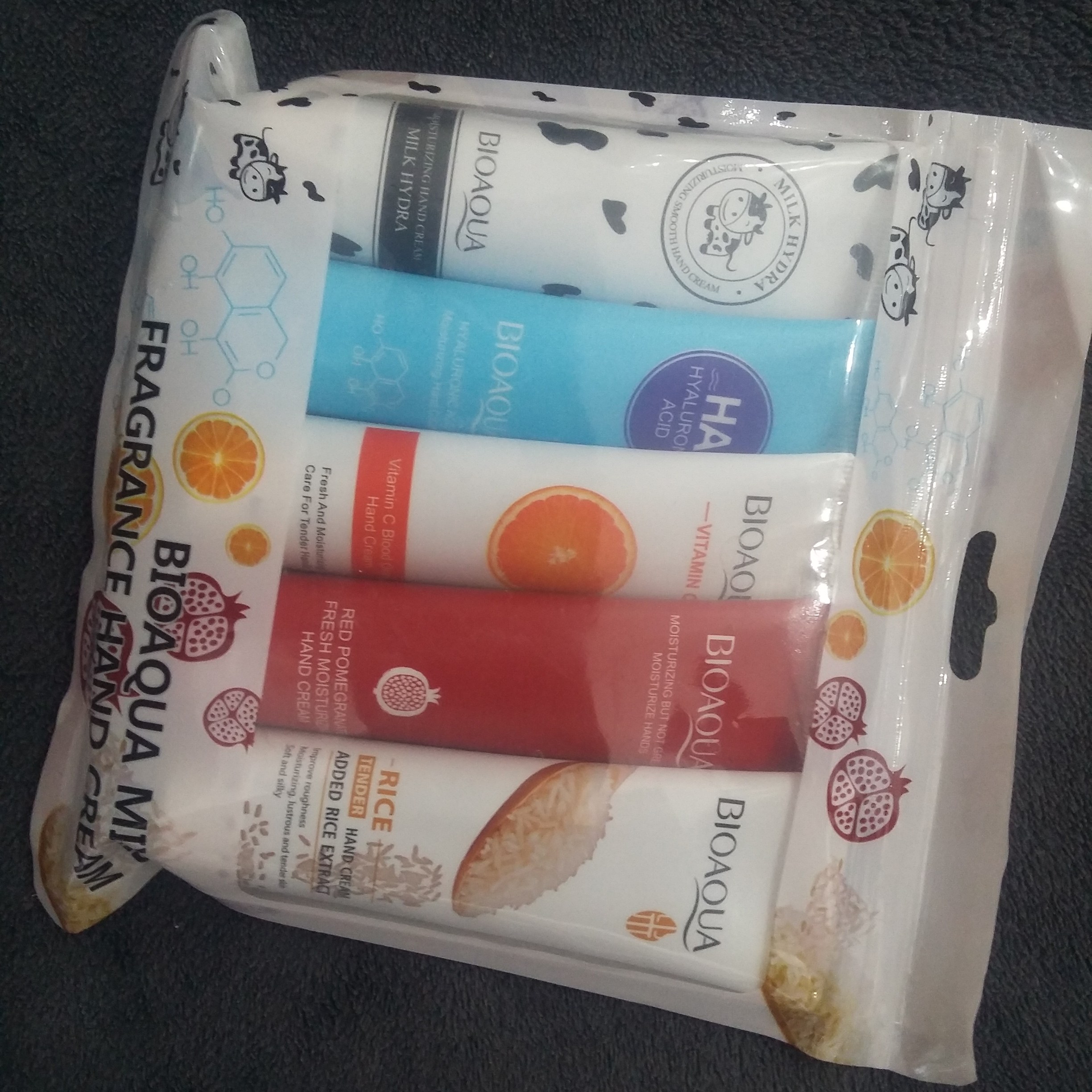 کرم آبرسان دست و صورت بیوآکوا بسته 5 عددی 