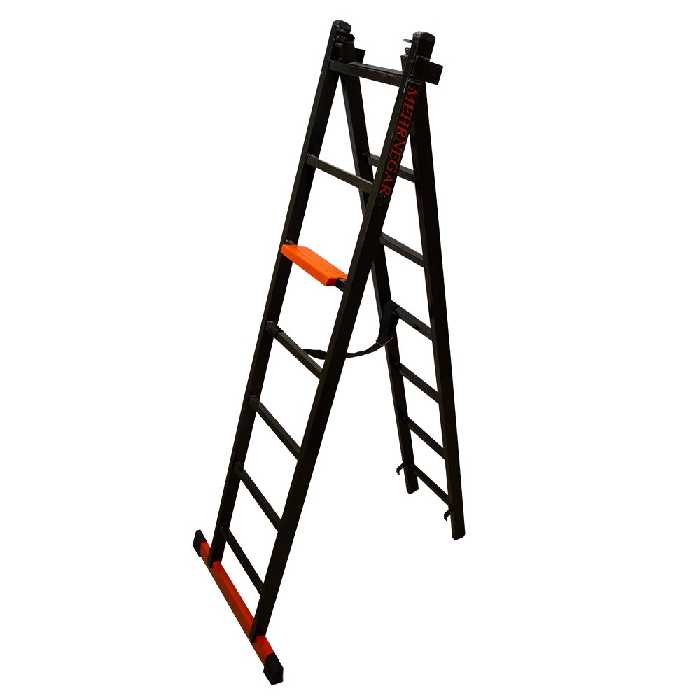 نردبان  4متری گلکسی فلزی مخابراتی (پس کرایه)