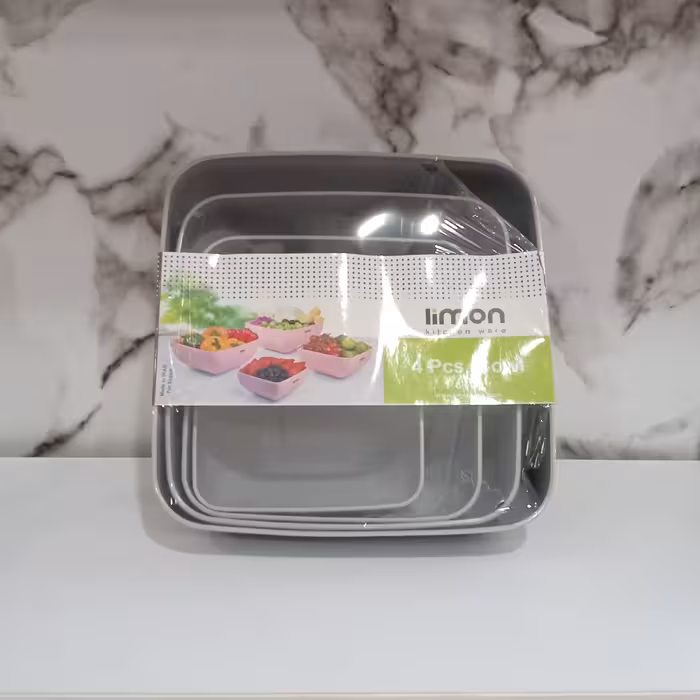 لگن 4تایی لیمون مربع