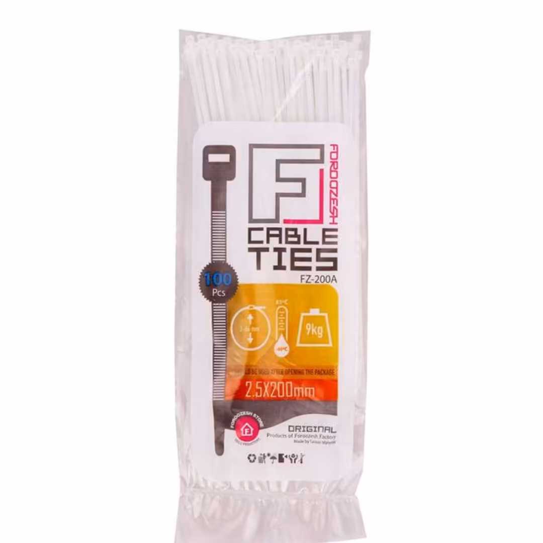 بست کمربندی 20 سانتی فروزش  100 عددی