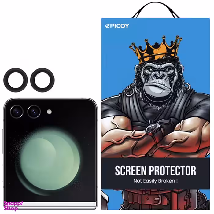 محافظ لنز دوربین اِپیکوی مدل HD-ColorLenz مناسب برای گوشی موبایل سامسونگ Galaxy Z Flip 4 / Z Flip 5