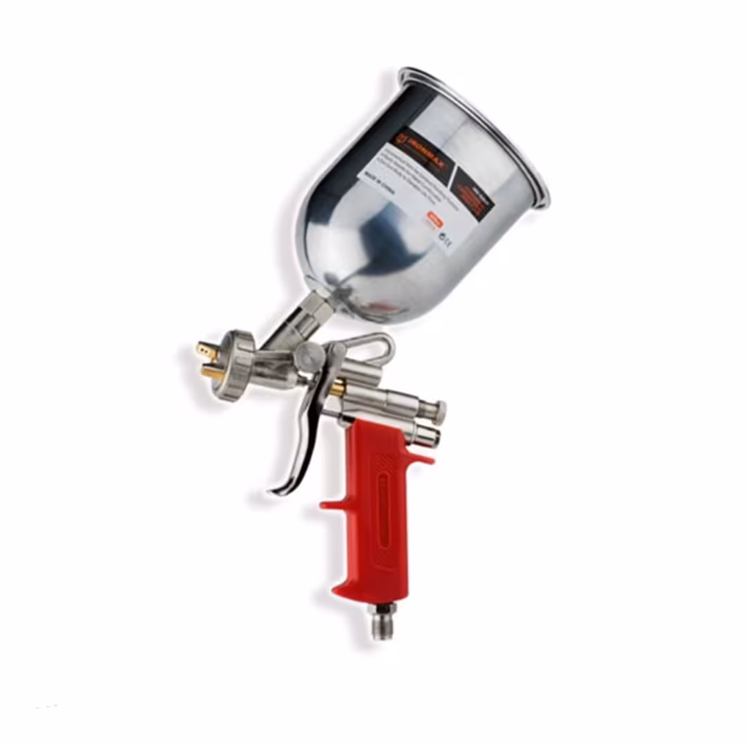 پیستوله رنگ فلزی کاسه رو پلاستیکی مدل E70 آیرون مکس iron max ( ارسال رایگان ابزار حسین)