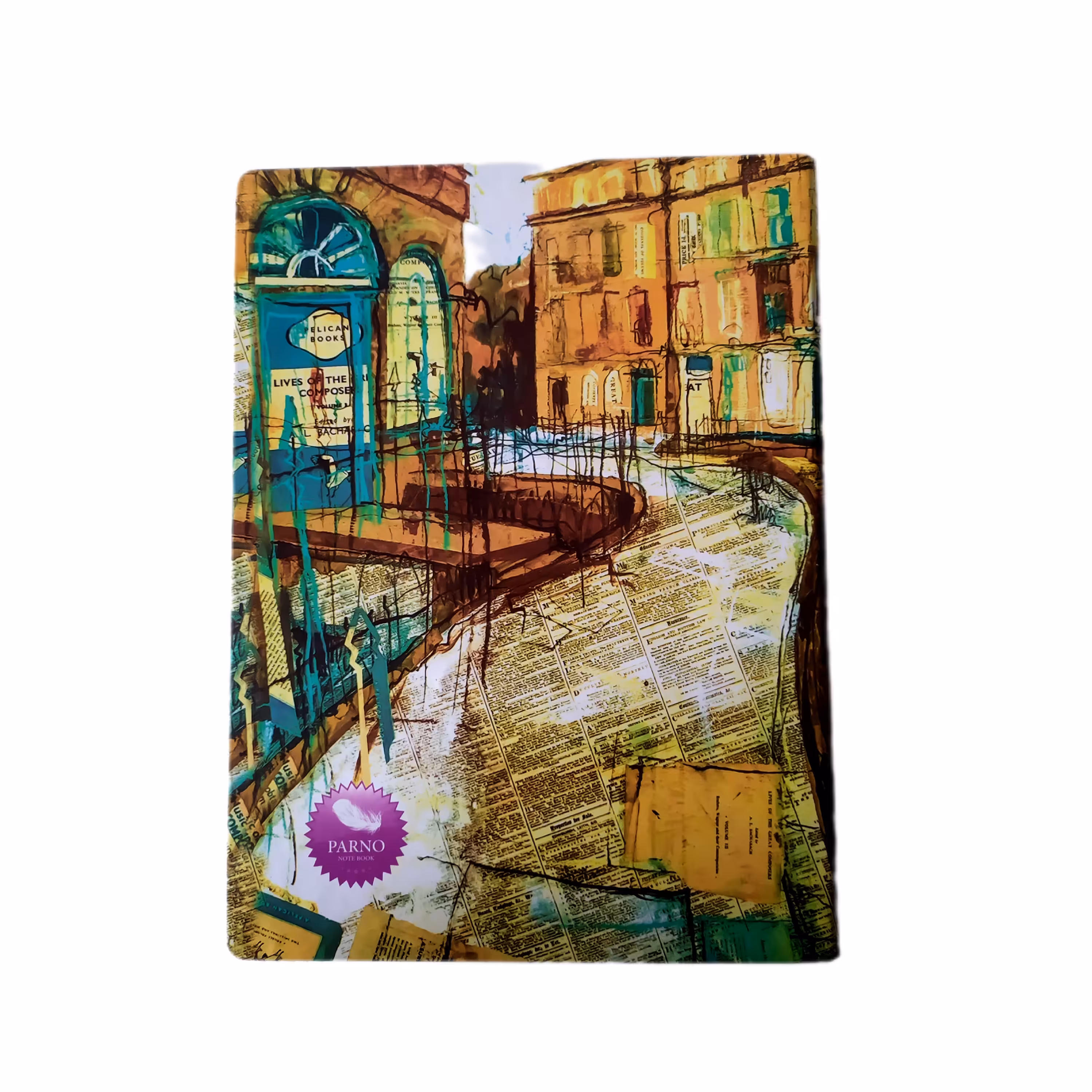 دفتر کلاسوری جلد سخت 100 برگ قفل فلزی پرنو کیفیت بالا به همراه برگ کلاسور - کیفیت اعلا (طرح تصادفی ارسال می شود)