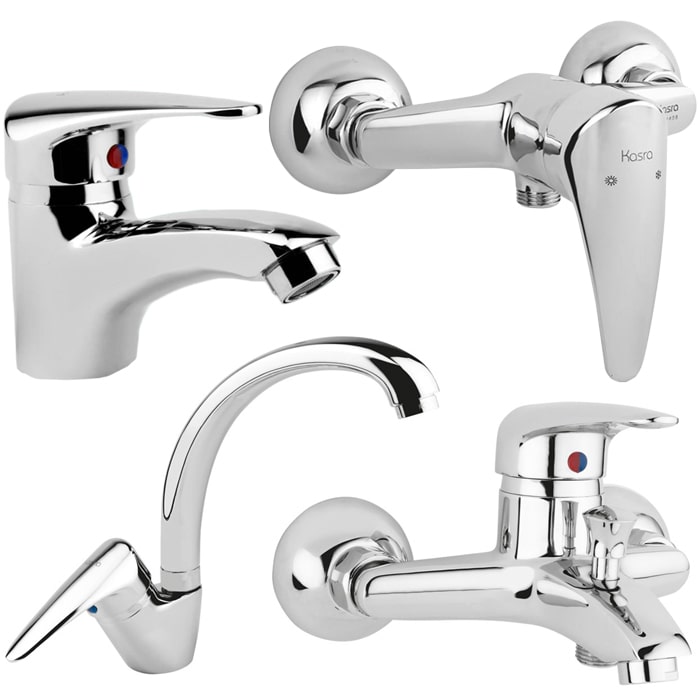 ست 4تیکه شیرالات کسری مدل کارون