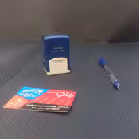 مهر ژلاتینی مربع شکل