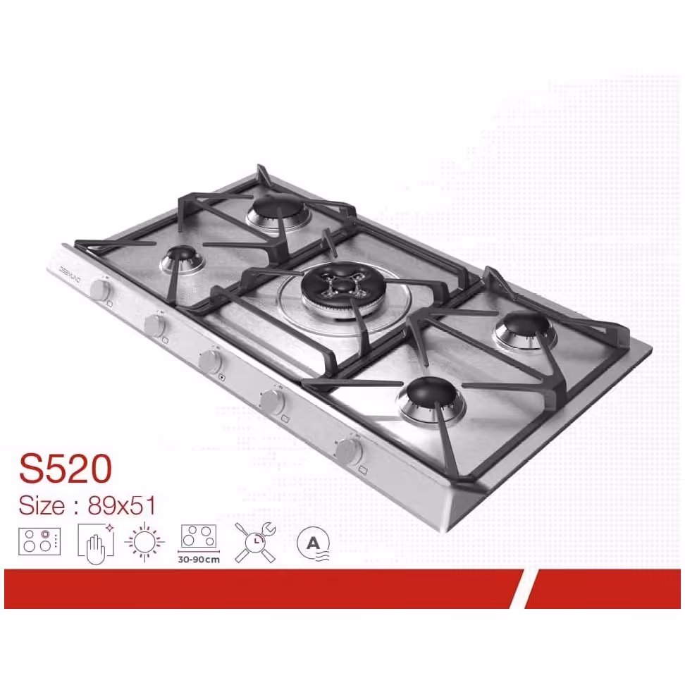 اجاق گاز صفحه ای 520 دیموند
