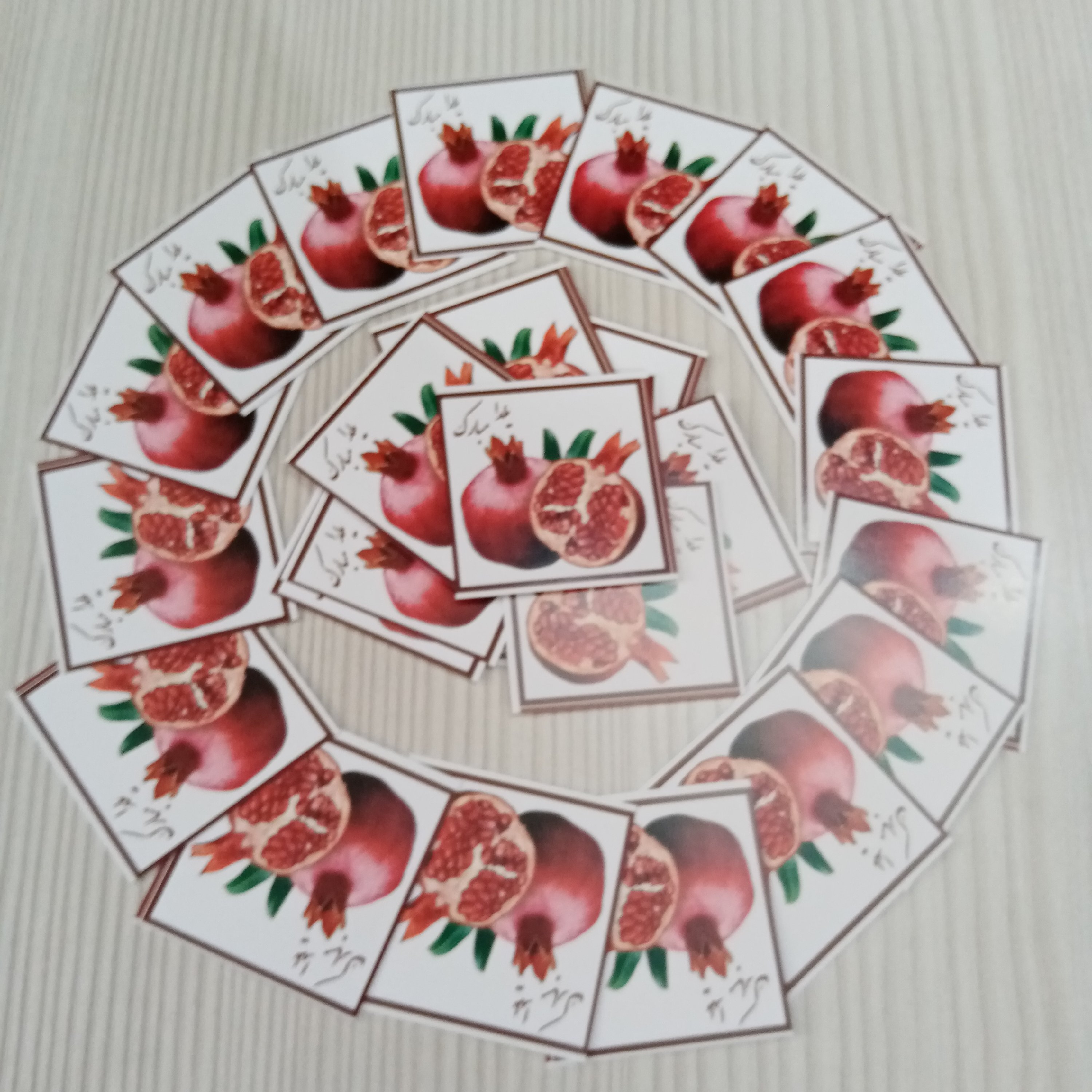 کارت گیفت طرح یلدا مبارک بسته 100عددی