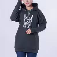 هودی زنانه D706 برساد رنگ سبز سایز M
