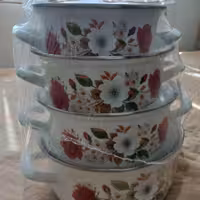 ست قابلمه لعابی خارجی