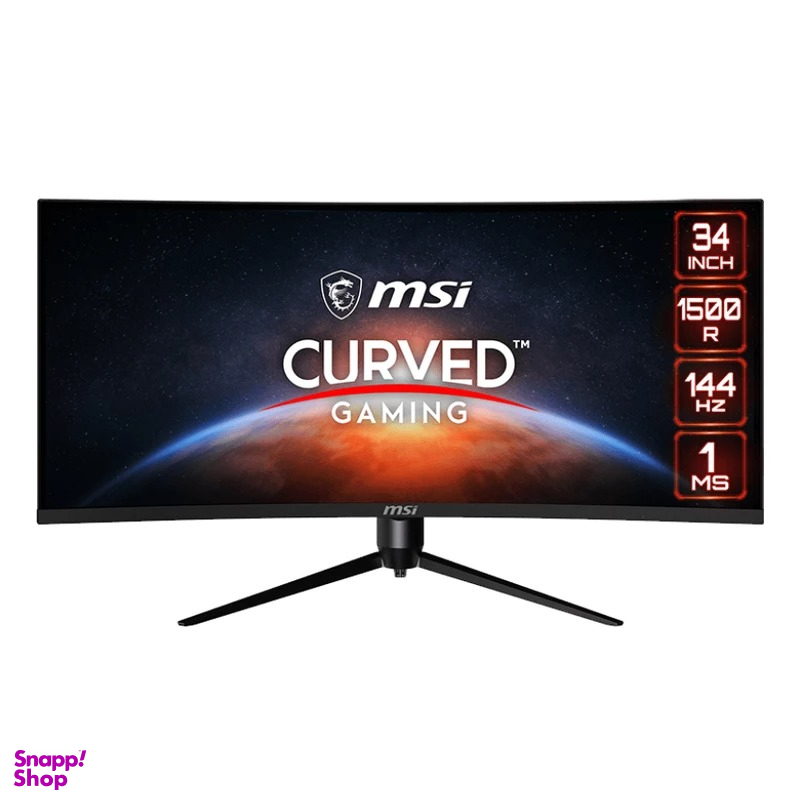 مانیتور 34 اینچ خمیده ام اس آی مدل Optix MAG342CQR