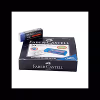 پاک کن فابر کاستل بسته ی 20 عددی آبی رنگ PVC بزرگ