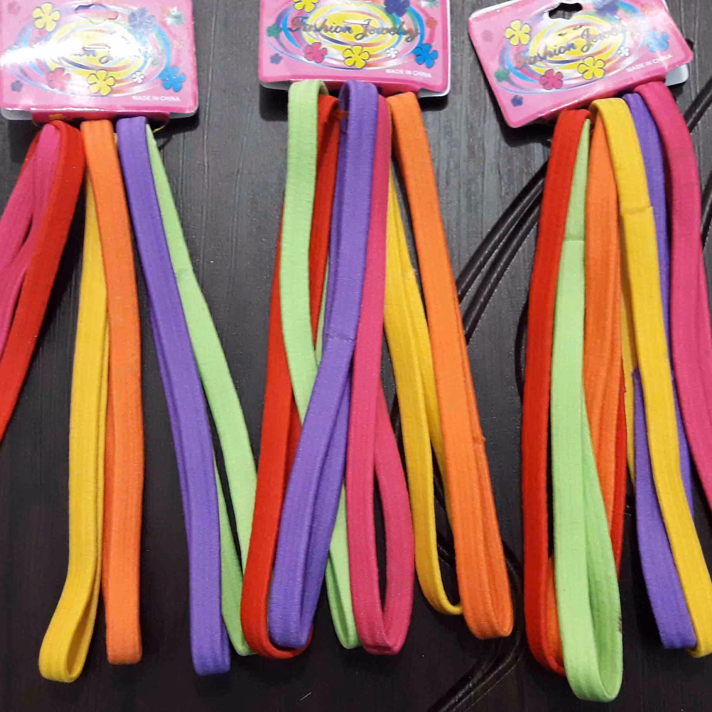 ارسال رایگان پکِ 18عددی هدبند رنگارنگ دخترانه  کدm13