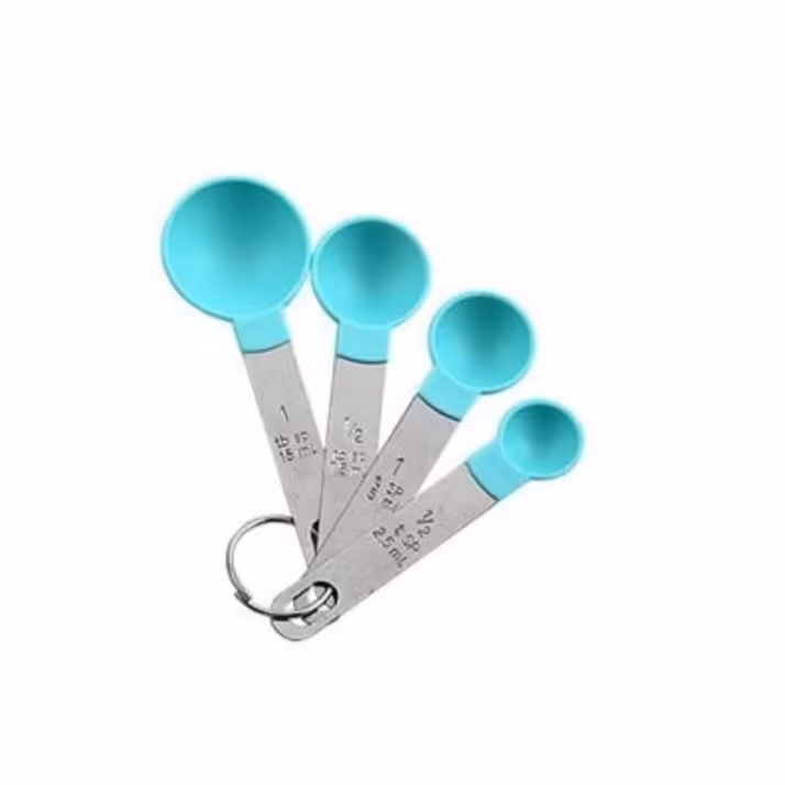 پیمانه سیلیکونی دسته فلزی بهگز مجموعه 4 عددی