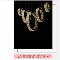 لوستر آویز کریستالی خطی استیل نقره ای سایز 20.40.60.40.20(پس کرایه )