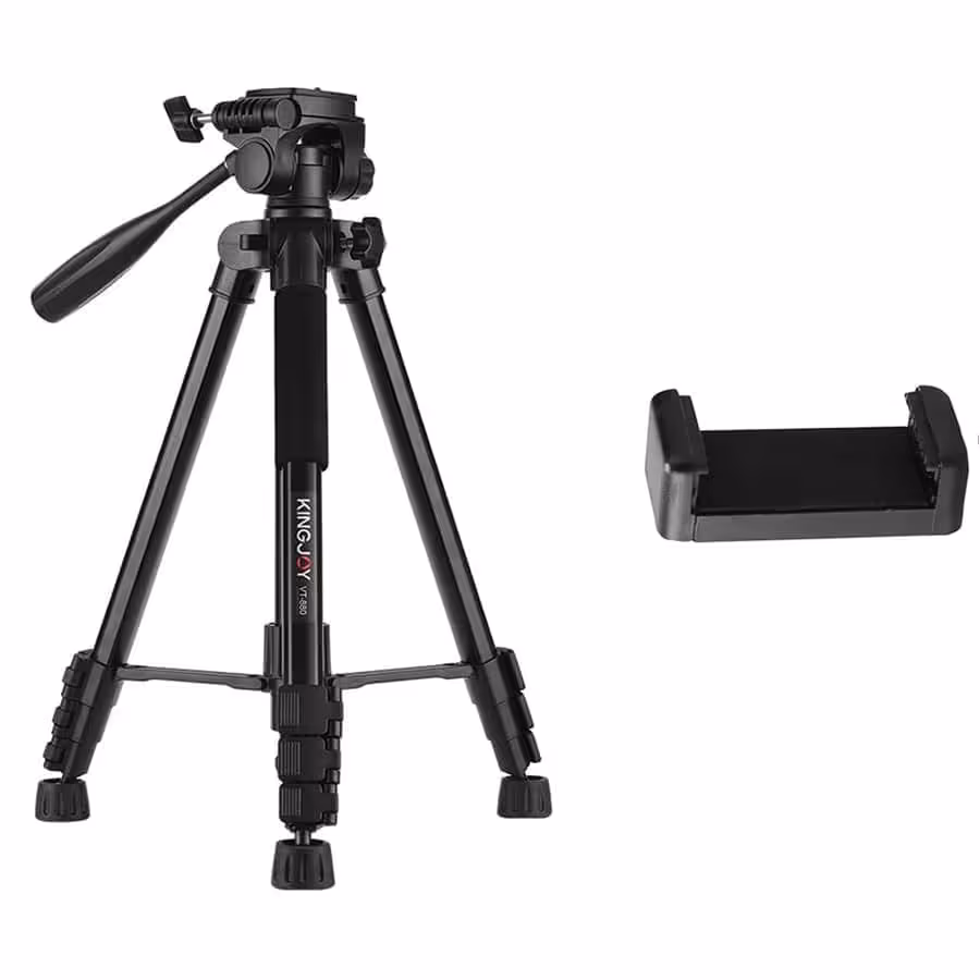 سه پایه دوربین عکاسی کینگ جوی KINGJOY VT-880 Tripod به همراه هولدر